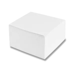 Poznámkový blok - nelepený 90 × 90 × 50 mm, 500 listov